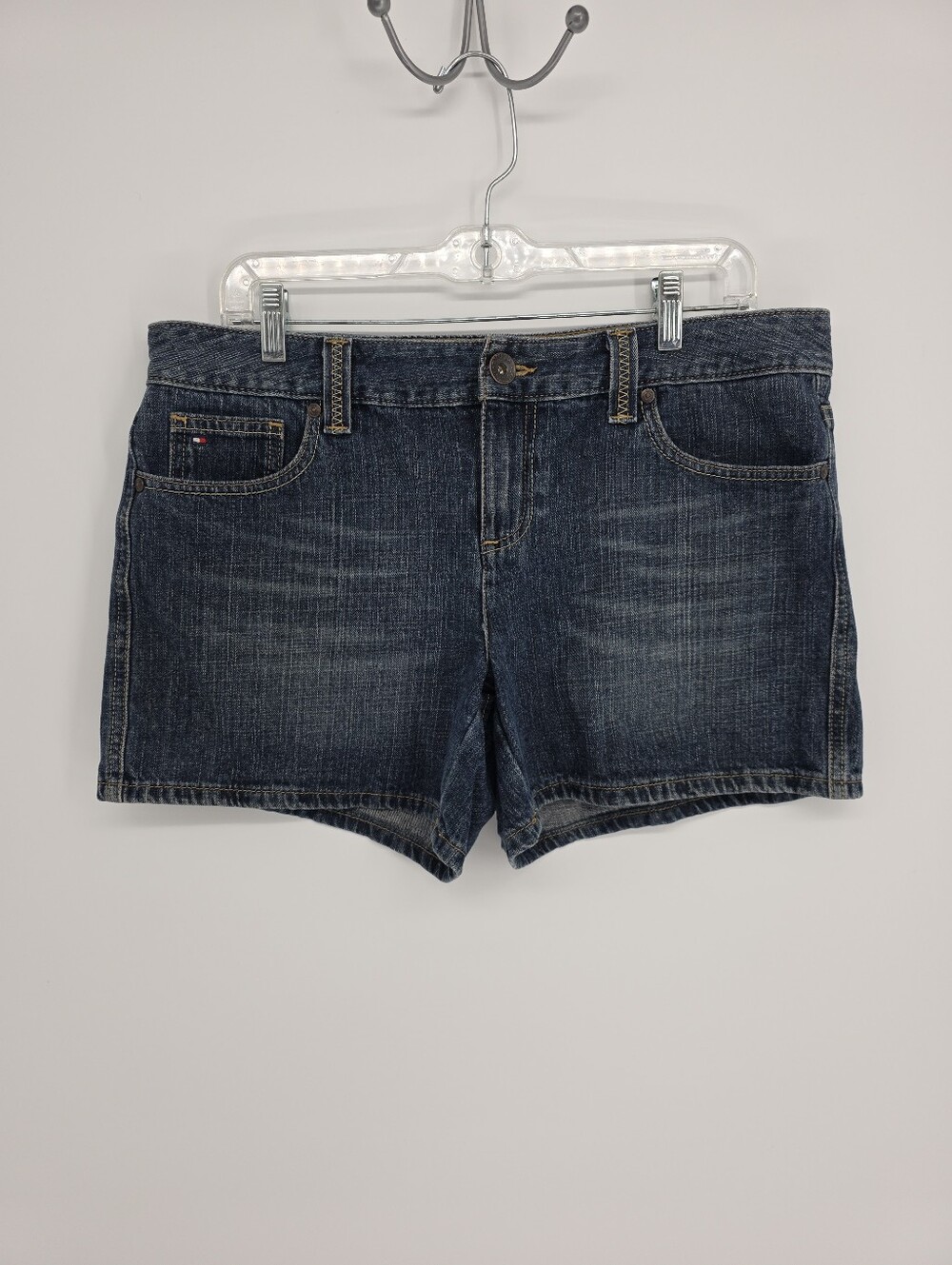 Womens Tommy Hilfiger Blue Denim Shorts Size 10